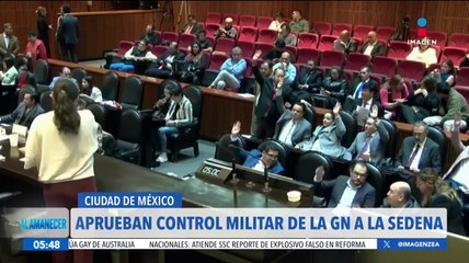 Aprueban el control militar de la Guardia Nacional