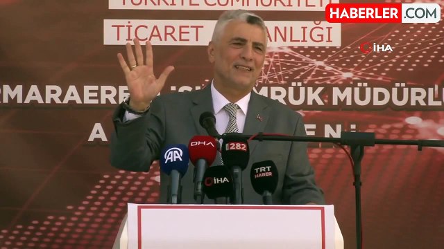 Ticaret Bakanı Bolat, Tekirdağ'da yeni gümrük müdürlüğü binasının açılışını yaptı