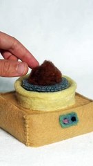 How tiny felted pottery gets made