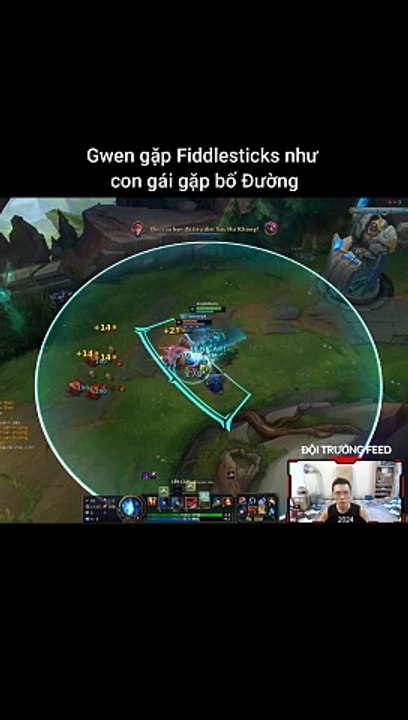 Gwen gặp Fiddlesticks như con gái gặp bố Đường #gwen #fiddlesticks #lienminhhuyenthoai #leagueoflegends