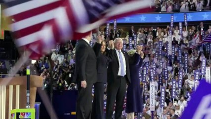 Harris se presenta como el contrapunto a un "Trump sin límites" al aceptar la nominación