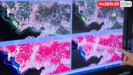 Türkiye'nin acı kaybı uydu görüntülerinde! Tamı tamına 19 bin 600 futbol sahası büyüklüğünde