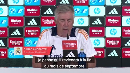 Real Madrid - Ancelotti annonce un retour de Camavinga fin septembre