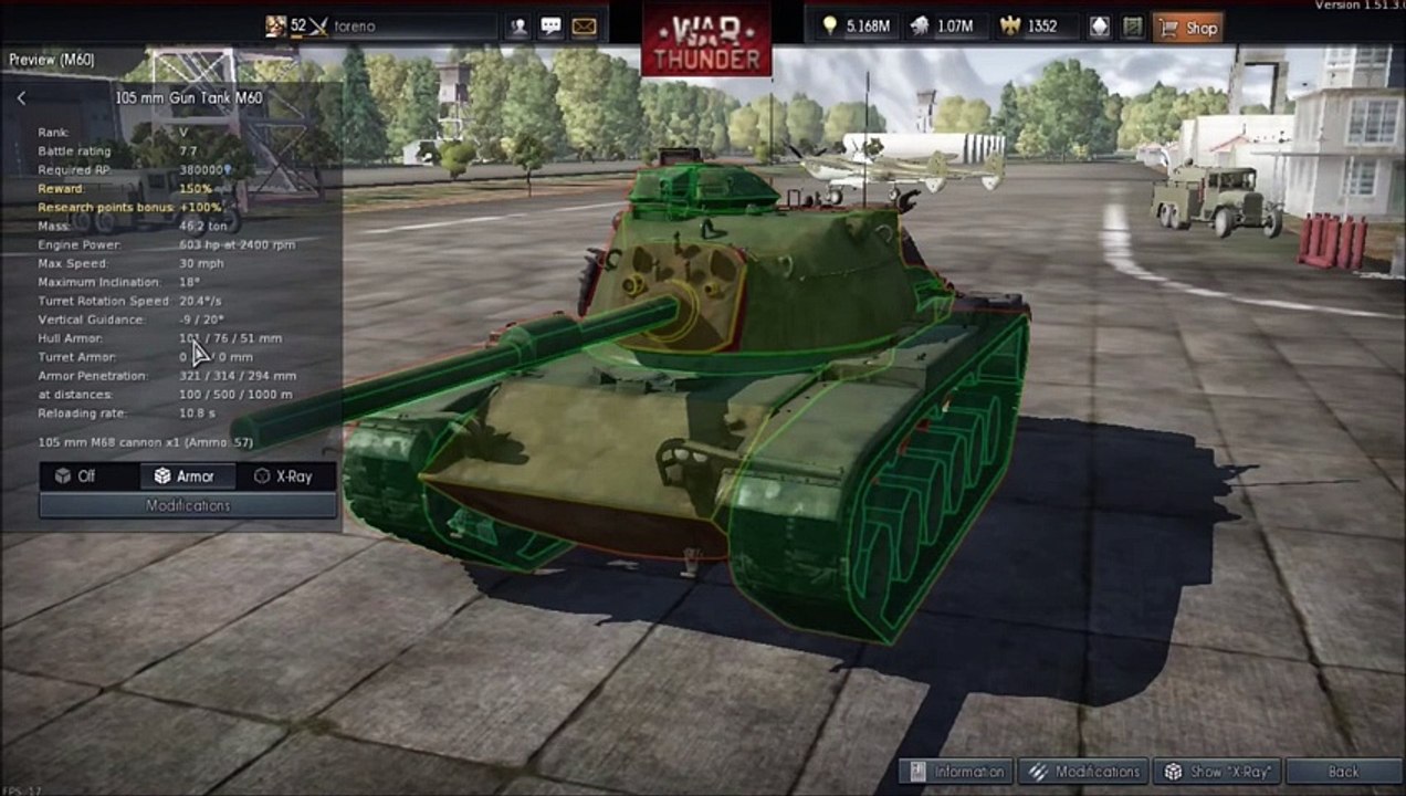 War Thunder - Patch 1.51 "Cold Steel" Dev server - Tanks!