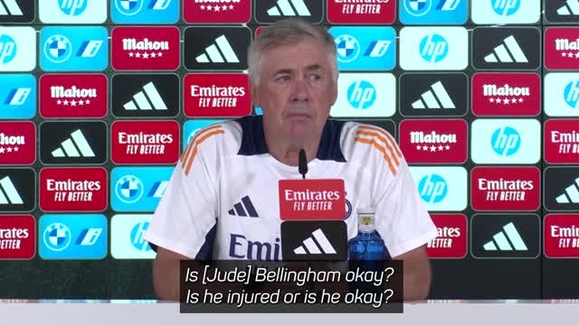 Ancelotti confirms Bellingham injury