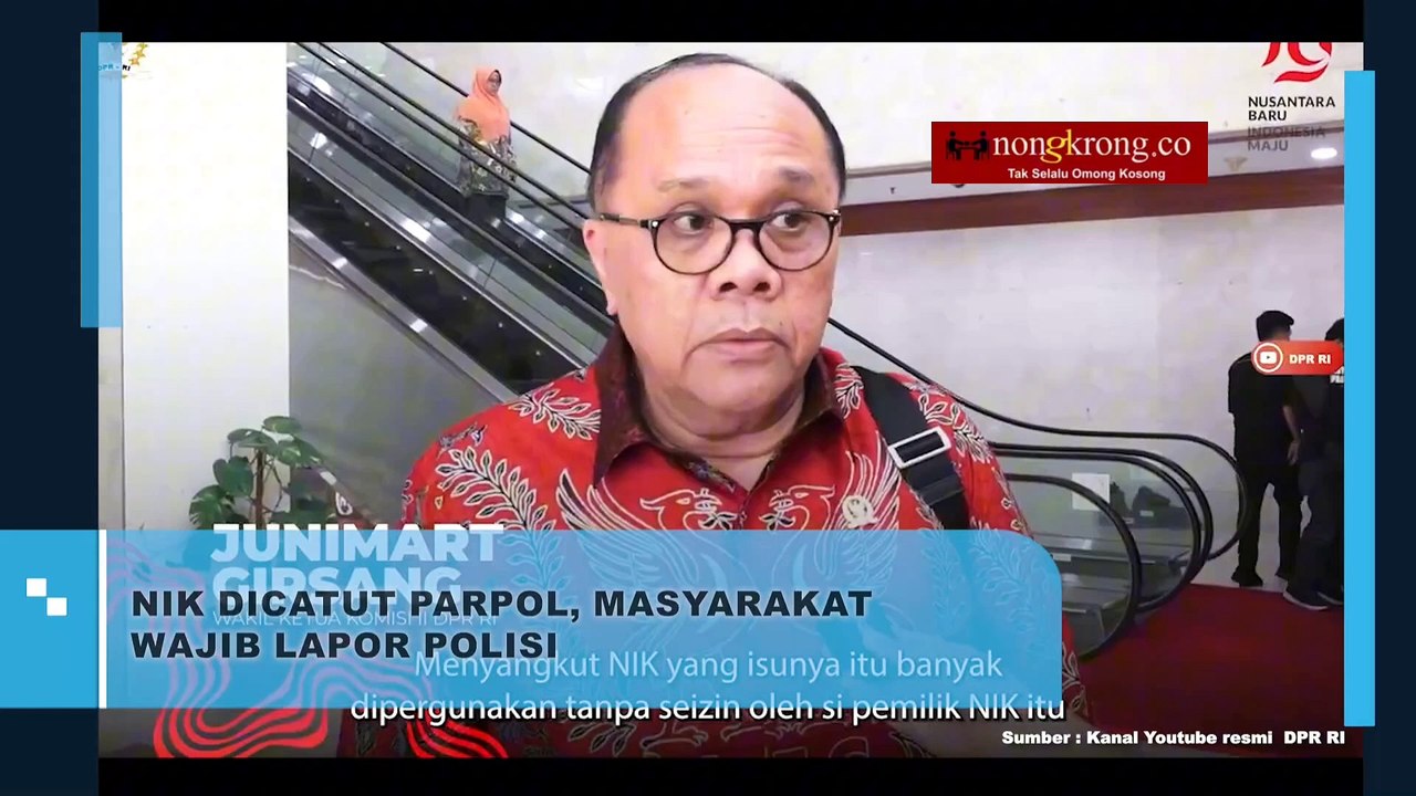 NIK Dicatut Parpol, Masyarakat Wajib Lapor Polisi