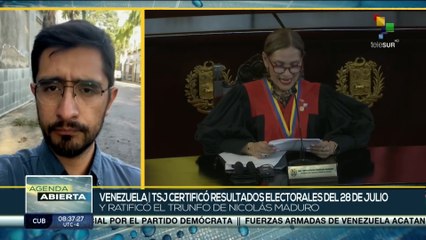 TSJ certifica la victoria del presidente Nicolás Maduro