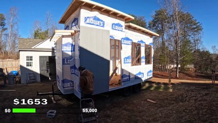 I Built a Luxury Tiny home for _6_000 (exterior build)