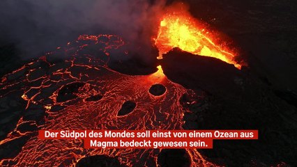 Der Südpol des Mondes war von einem Ozean aus Magma bedeckt