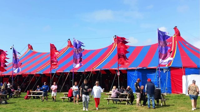 Festival goers gather in Aberystwyth for Big Tribute 2024