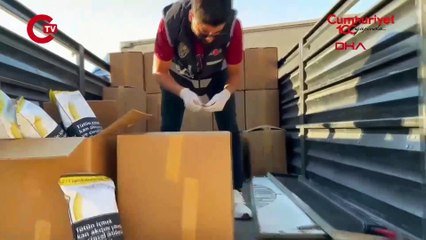 Malatya'da 4,5 ton kaçak tütün ele geçirildi: 2 gözaltı