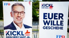 "Der Einzige auf eurer Seite": FPÖ plakatiert Kickl
