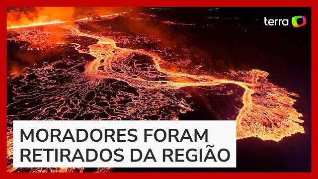 Islândia: vulcão entra em erupção pela sexta vez em menos de um ano