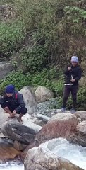 Hook and Rod Fishing in Nepal | Angling with Bamboo Stick | Asala Fishing |