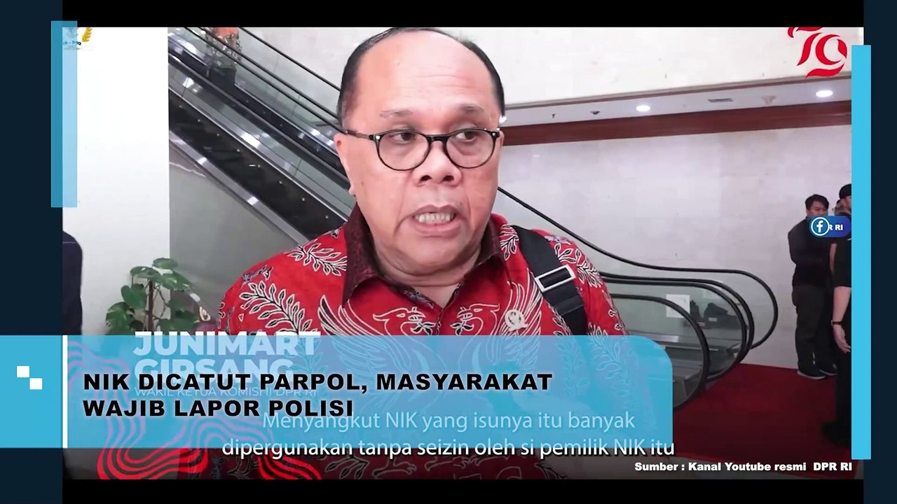 NIK DICATUT PARPOL, MASYARAKAT WAJIB LAPOR POLISI