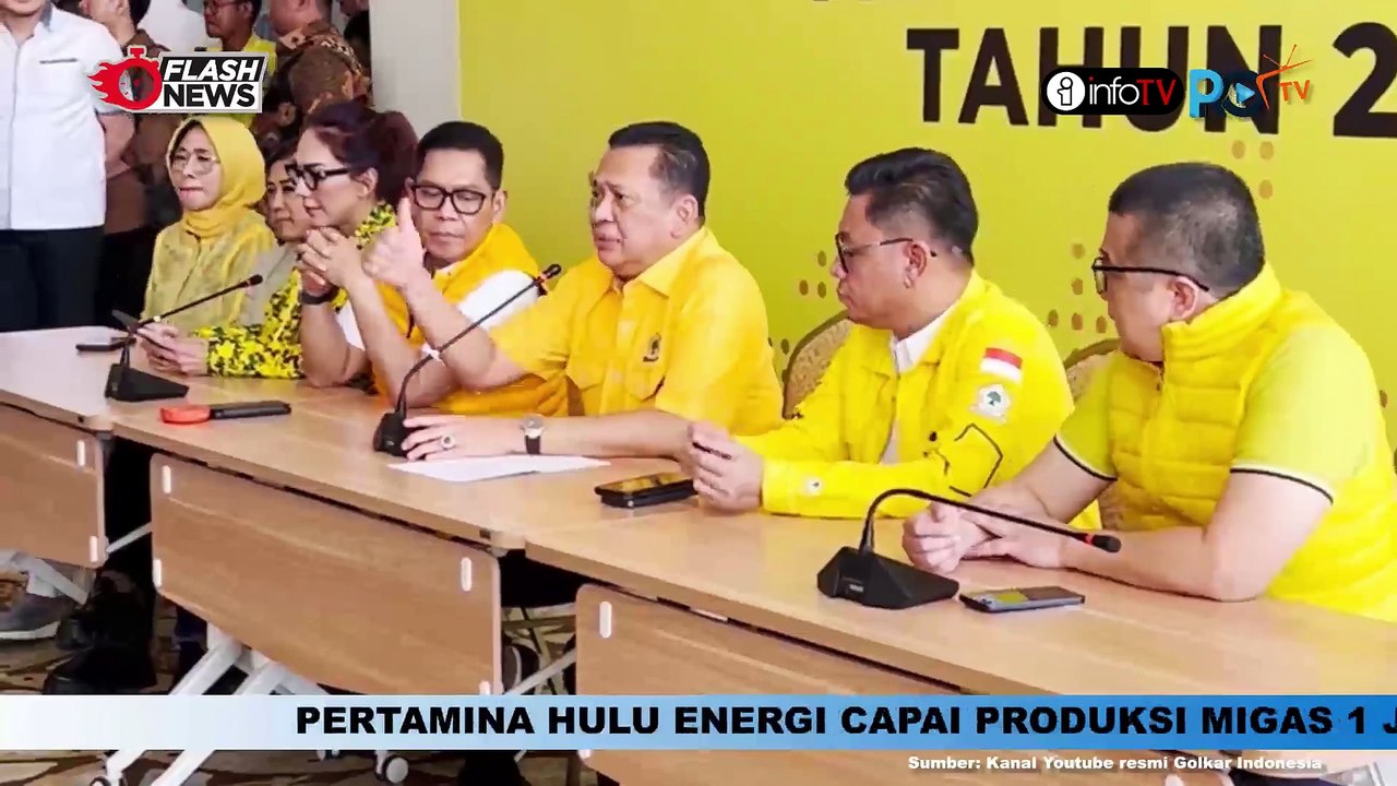 KONFERENSI PERS RAPIMNAS DAN MUNAS Xl PARTAI GOLKAR TAHUN 2024