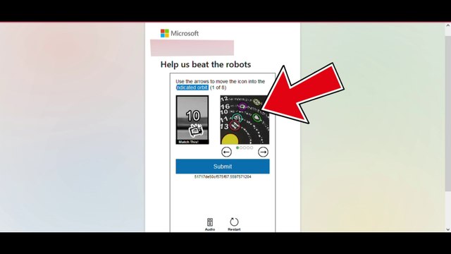 Use the arrows to move the icons into the indicated orbit |Outlook Captcha Solution | Microsoft fix