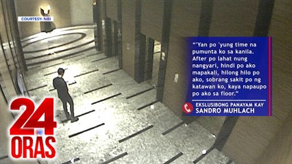 Sandro Muhlach, ikinuwento ang kanyang nararamdaman noong makuhanan ng CCTV pagkatapos ng umano'y naranasang sexual abuse | 24 Oras