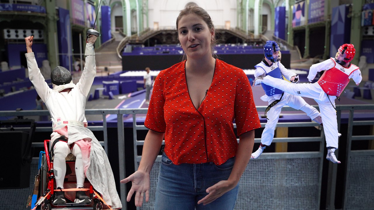 Jeux paralympiques : le Grand Palais se prépare pour l'escrime fauteuil et le para-taekwondo