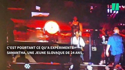 Cette Slovaque recherchée a été arrêtée… Après être montée sur scène avec Macklemore