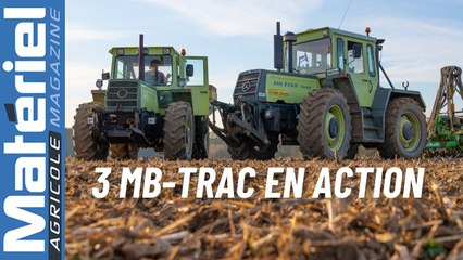  MB-trac 1300 et 1500 au champ - Youngtimer