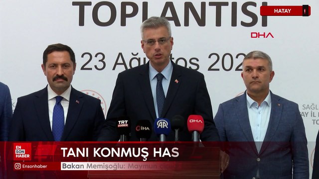 Bakan Memişoğlu: Şu ana kadar maymun çiçeği tanısı konulmuş bir hastamız yok