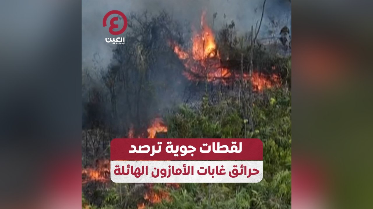 لقطات جوية ترصد حرائق غابات الأمازون الهائلة