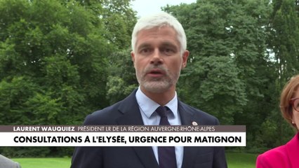 LR ne «participera à aucune coalition gouvernementale» lance Laurent Wauquiez