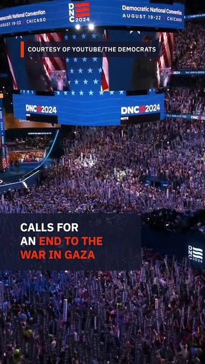 Kamala Harris caps convention with call to end Gaza war, fight tyranny