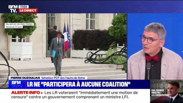 Matignon: Nous on est prêts (pour Matignon), les autres ne le sont pas , estime Pierre Ouzoulias, sénateur PCF