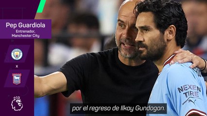 Guardiola "encantado" con la vuelta de Gündogan al City
