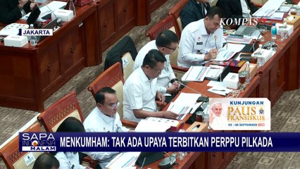 Menkumham Sebut Pemerintah Tak Ada Upaya Terbitkan Perppu Pilkada