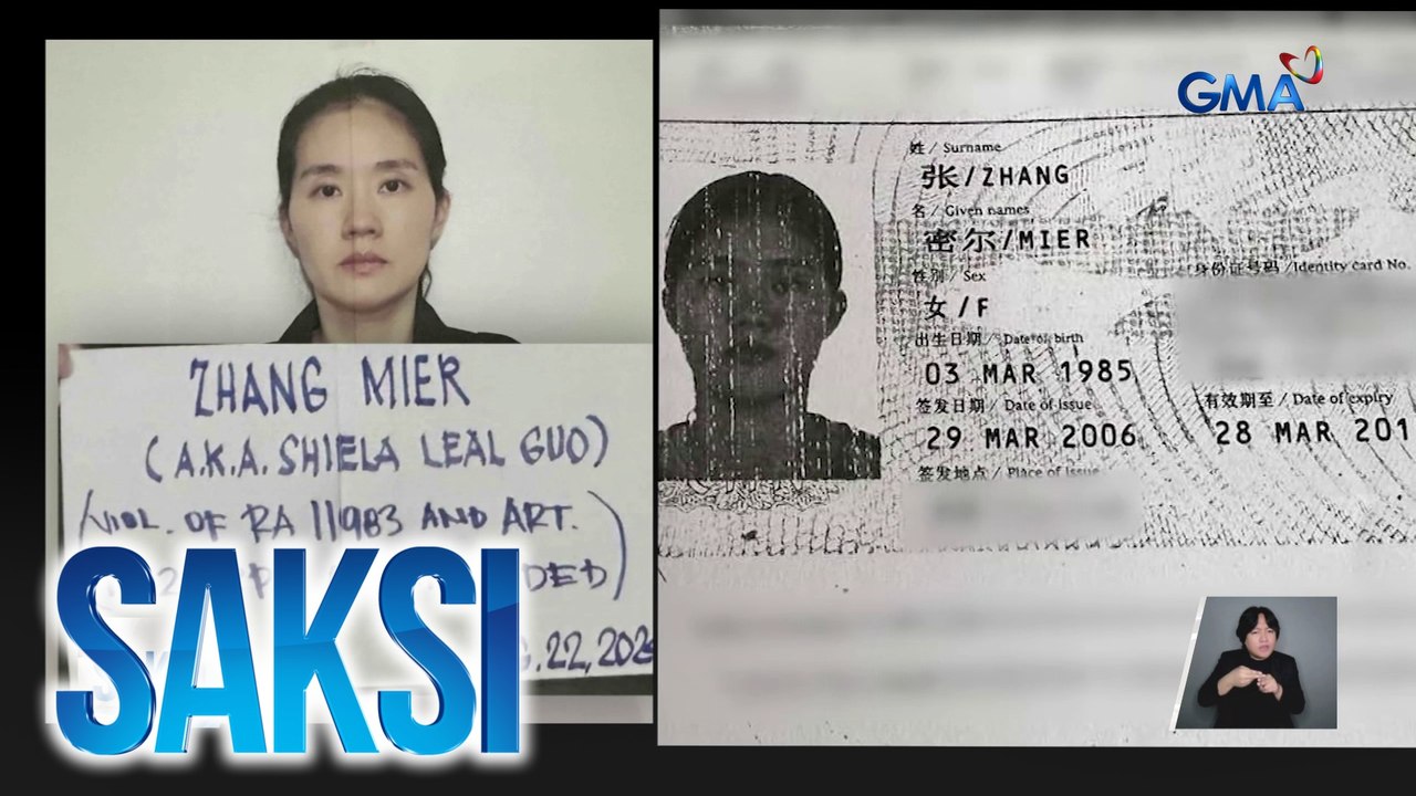 NBI - Pagkakapareho ng fingerprints ni Shiela Guo at fingerprints sa Chinese passport na nakuha sa kanya, patunay na Chinese citizen siya | Saksi