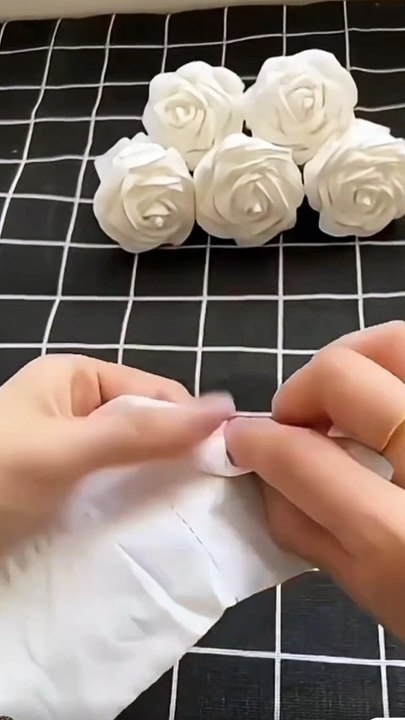 Flowers made by clothe