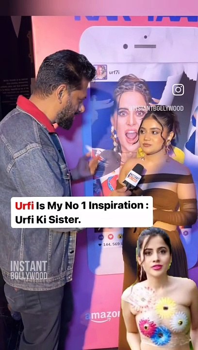 Urfi Javed's number 1 inspiration for her sister.