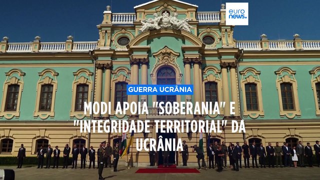 Primeiro-ministro indiano apoia soberania e integridade territorial da Ucrânia em visita a Kiev
