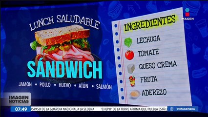 Ideas de lunch saludable para niños