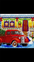 Vintage Christmas | Rug Making Latch Hooking Kit