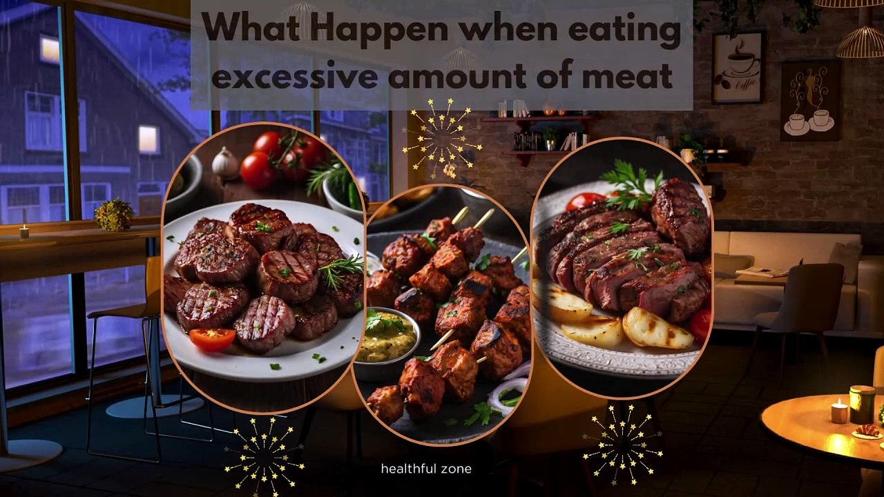 what happen when you take excessive meat?