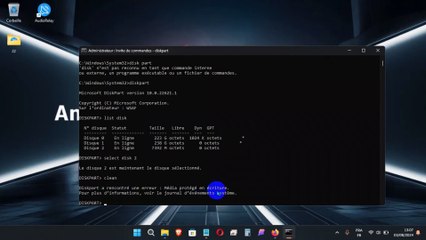 SUPPRIMER LA PROTECTION D'UNE CLE USB