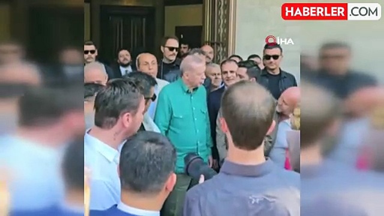 Cumhurbaşkanı Erdoğan, cuma namazını Okluk Millet camisinde kıldı