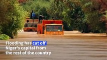 Niger's capital Niamey cut off by flood waters