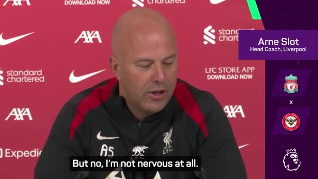 Slot 'not nervous' ahead of first league game at Anfield