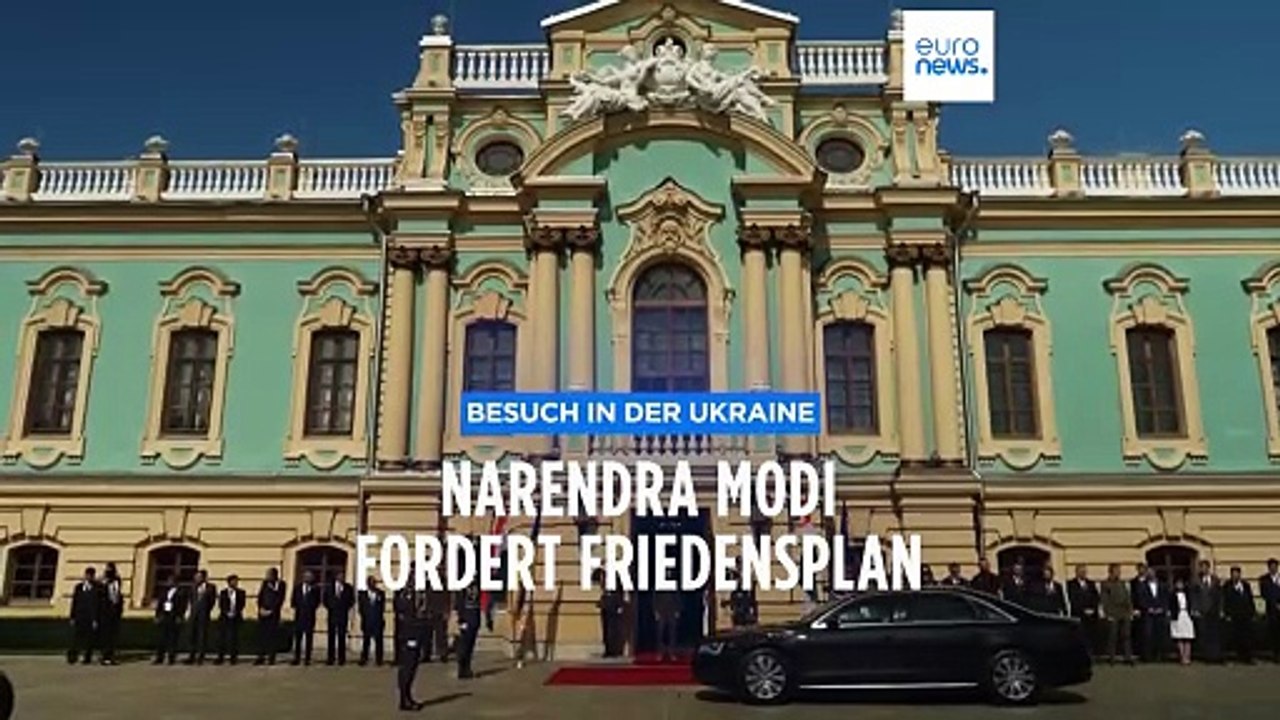Als 'Freund' nach Kiew: Narendra Modri will Friedenspläne voranbringen