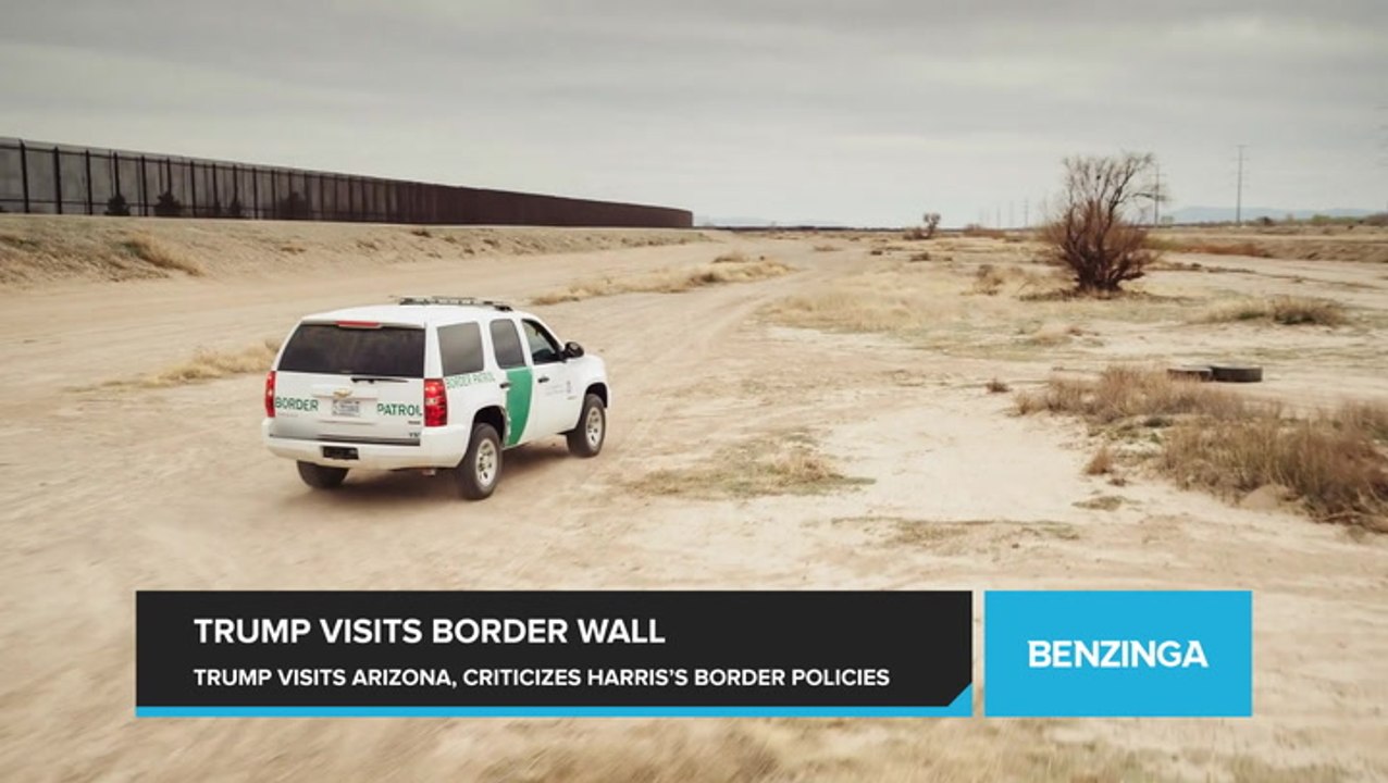 Trump Visits Arizona, Contrasts Border Policies with VP Kamala Harris