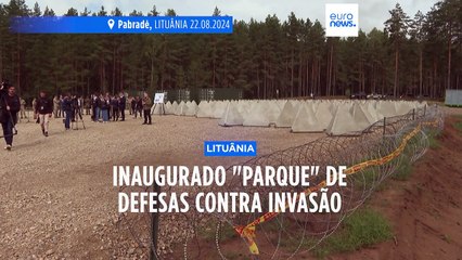 Lituânia inaugura primeiro "parque de contra-mobilidade" na nova linha de defesa do Báltico