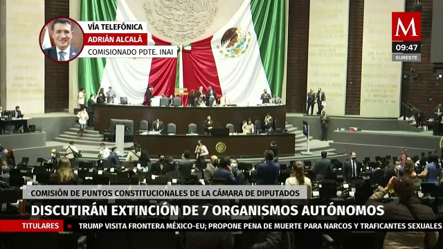 Adrián Alcalá confía en que si desaparece INAI, transfieran a personal a otras instancias