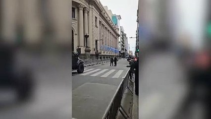 Operativo de seguridad para recibir a Milei en Rosario