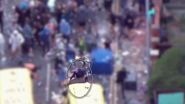 Shropshire man throws bricks and wheelie bin at police officers during riots