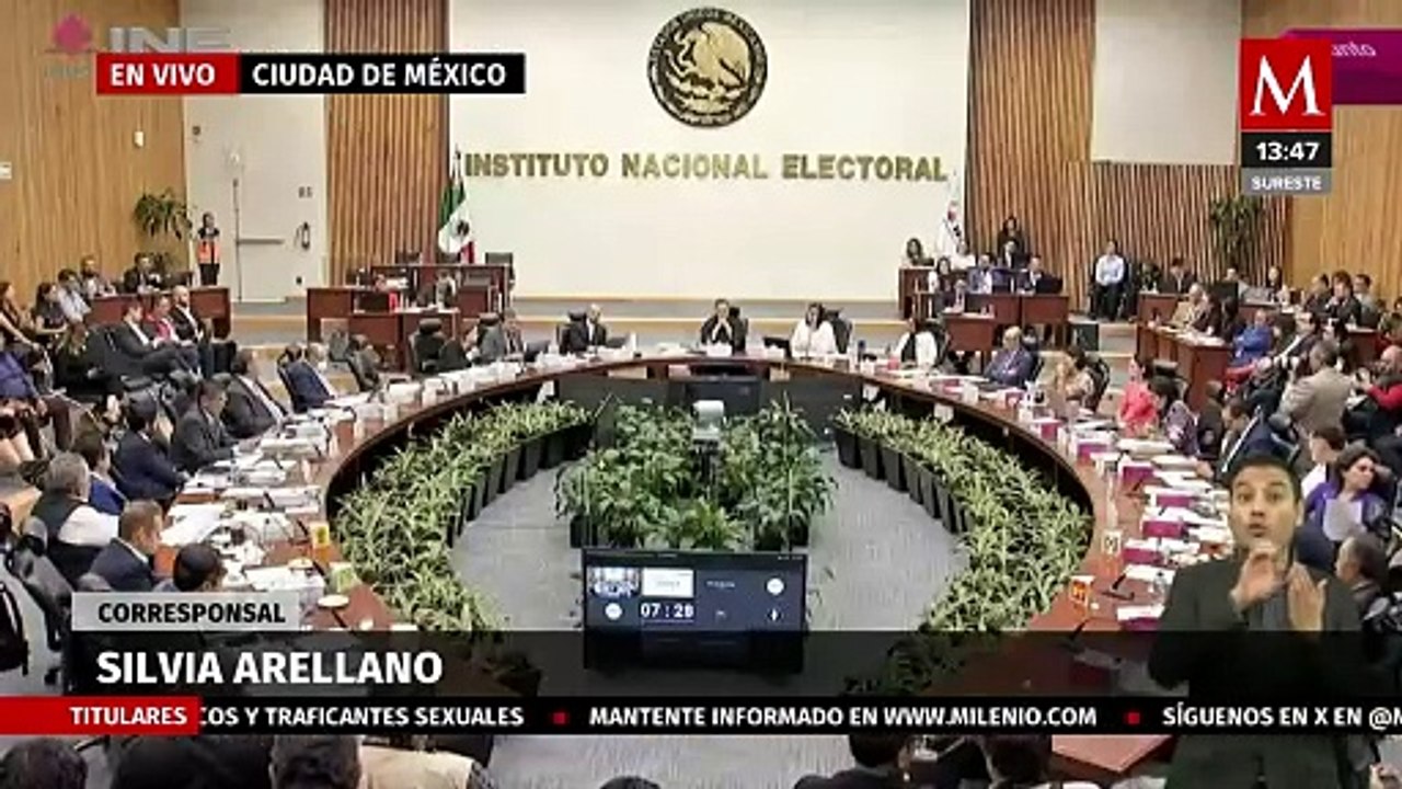 Así avanza en INE discusión sobre repartición de 'pluris'; liderazgos de oposición se presentan